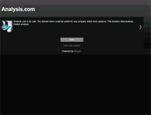 Tablet Screenshot of analysis.com